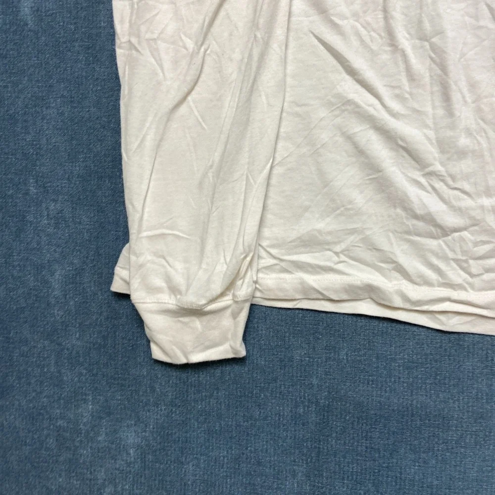 The North Face Never Stop Exploring Shirt Mens 2XL White Crew Neck Regular Fit
